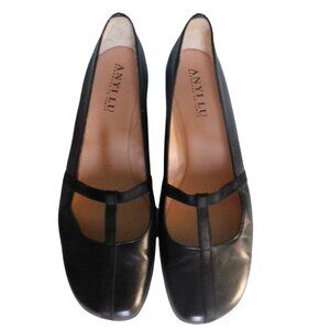 Anyi Lu Black Wedges Size 40.5